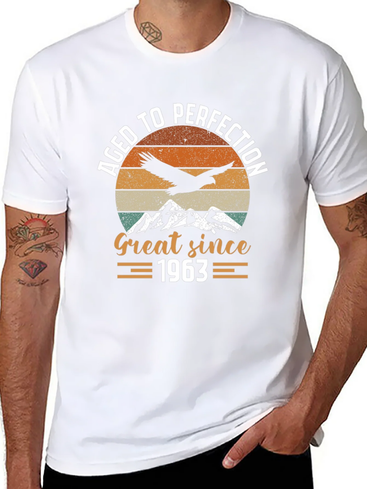 Aged to Perfection Great Since 1963 T-Shirt product image 4