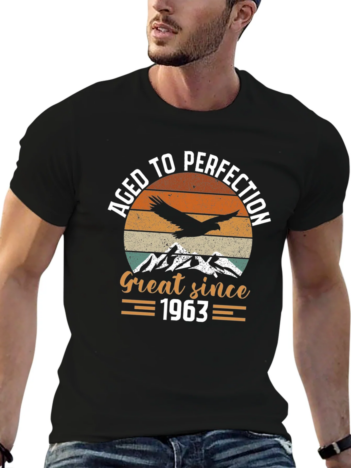 Aged to Perfection Great Since 1963 T-Shirt product image 3