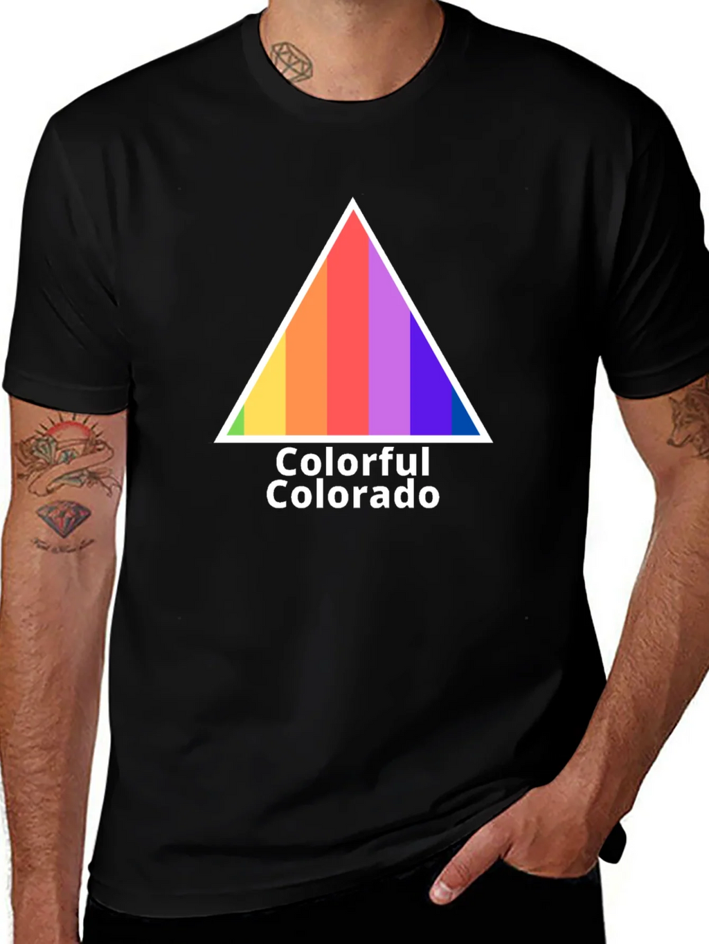 Colorful Colorado Pride T-Shirt product image 1