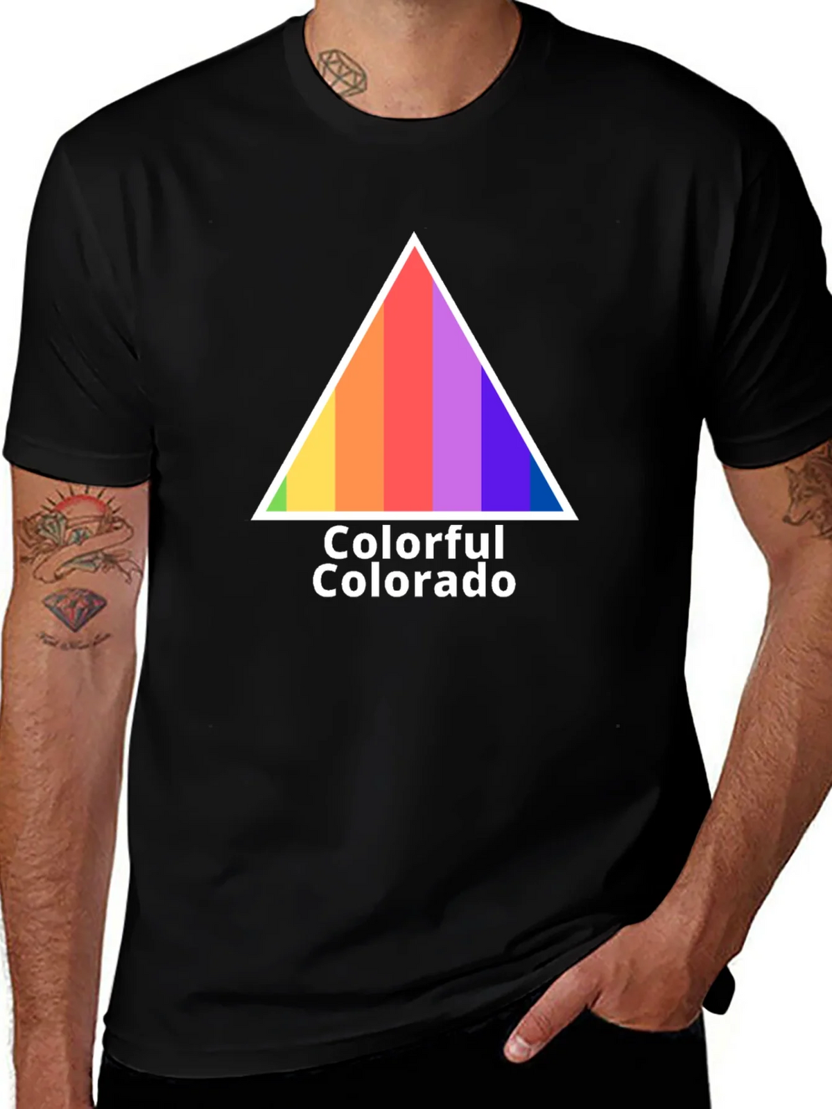 Colorful Colorado Pride T-Shirt product image 1
