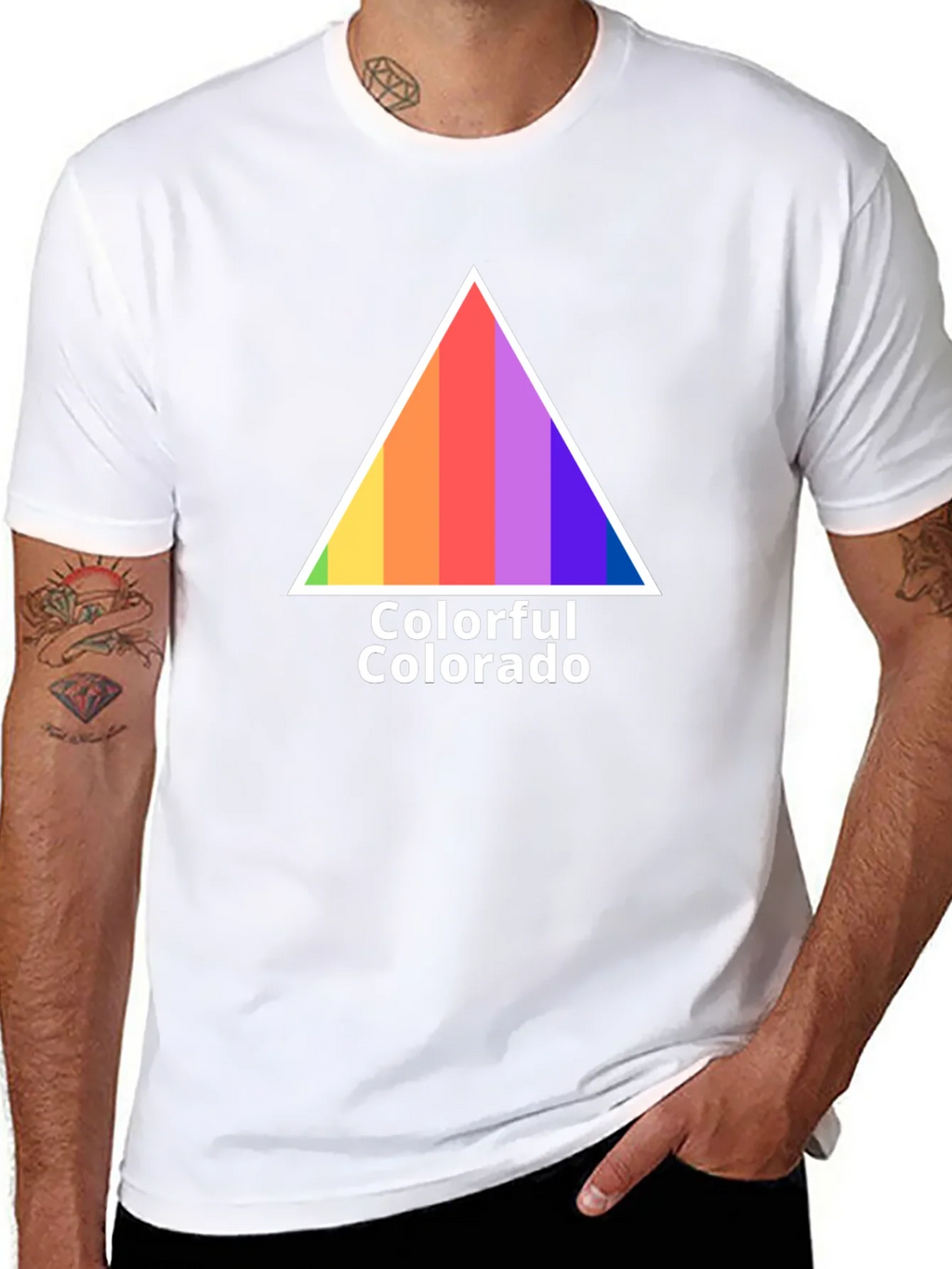 Colorful Colorado Pride T-Shirt product image 5