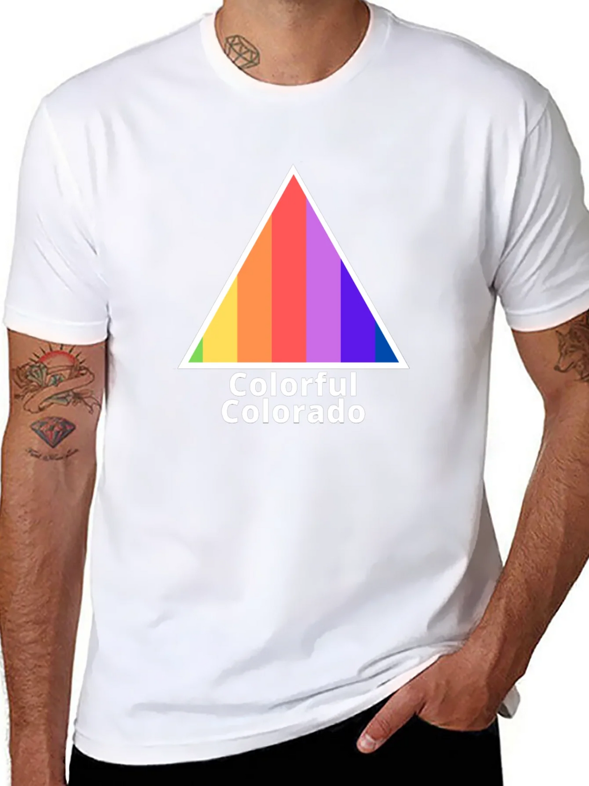 Colorful Colorado Pride T-Shirt product image 5