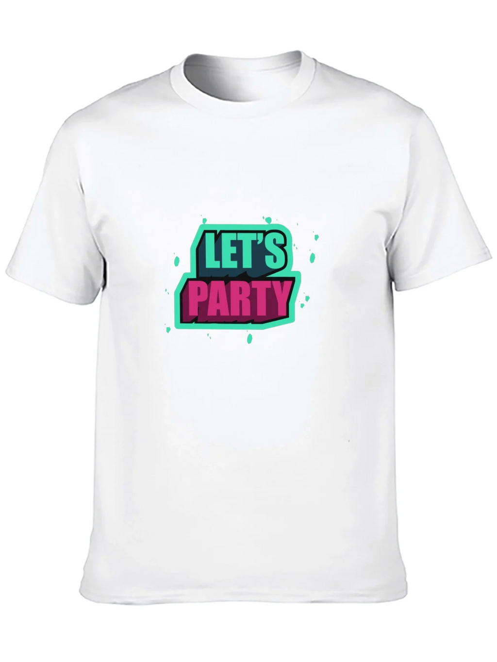 Lets Party Graphic Tee - Black Short Sleeve product image 9