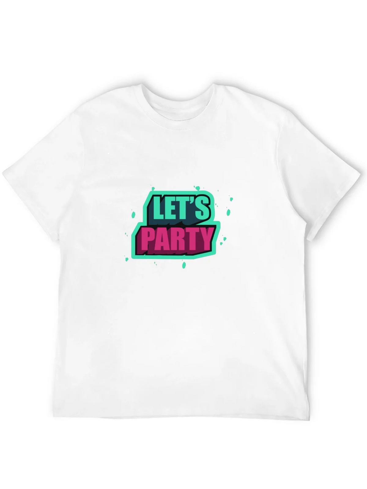 Lets Party Graphic Tee - Black Short Sleeve product image 11