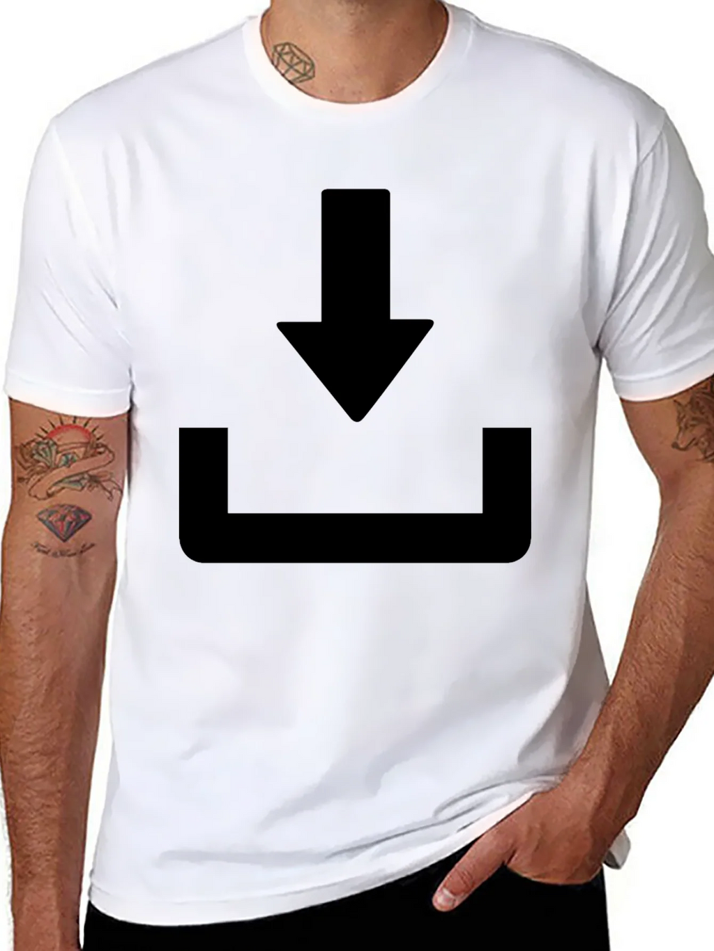 Download Graphic Black T-Shirt product image 5