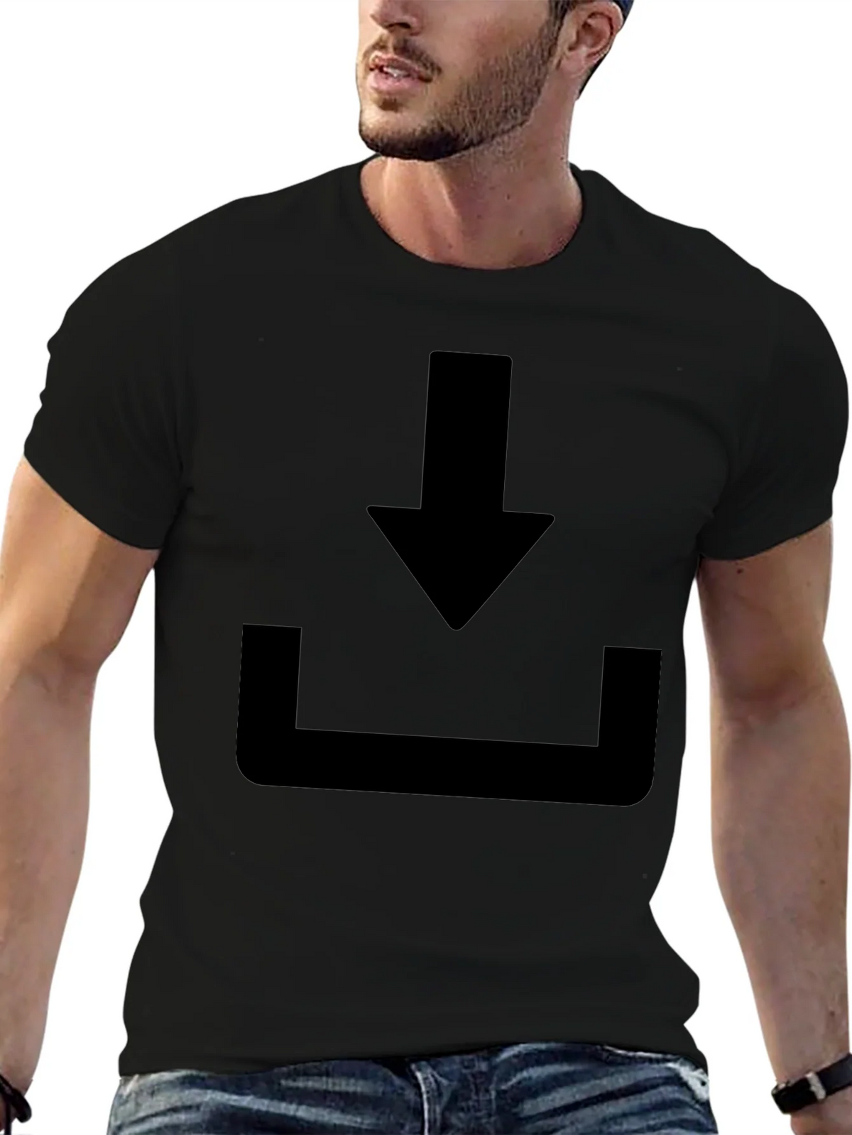 Download Graphic Black T-Shirt product image 4