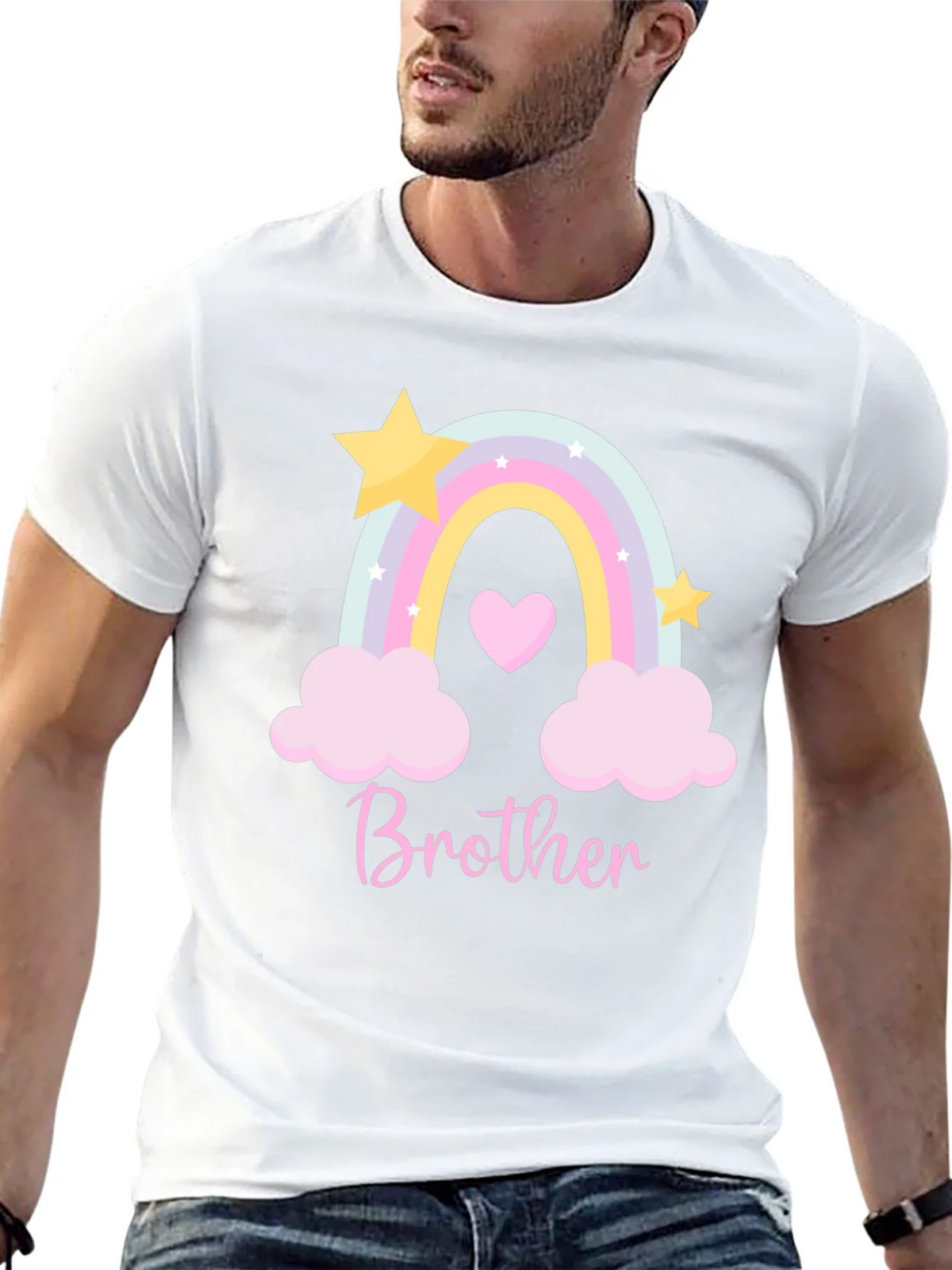Brother Rainbow Graphic Tee product image 10