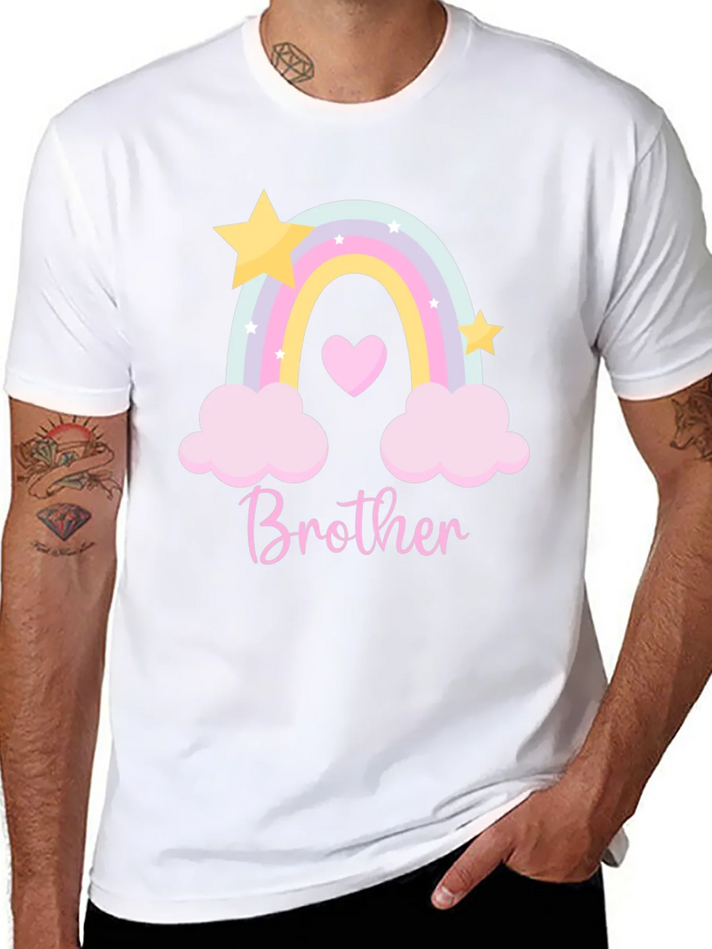 Brother Rainbow Graphic Tee product image 6