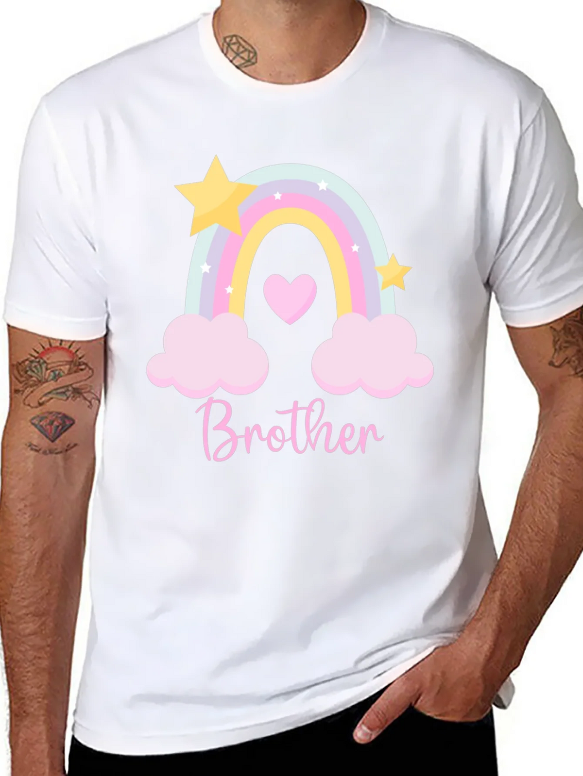 Brother Rainbow Graphic Tee product image 6