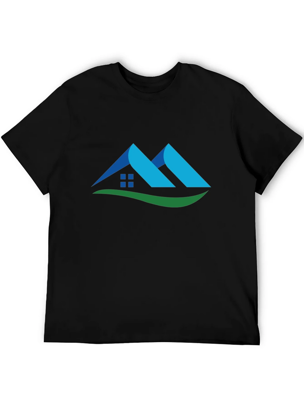 Modern Home Design Black T-Shirt product image 5