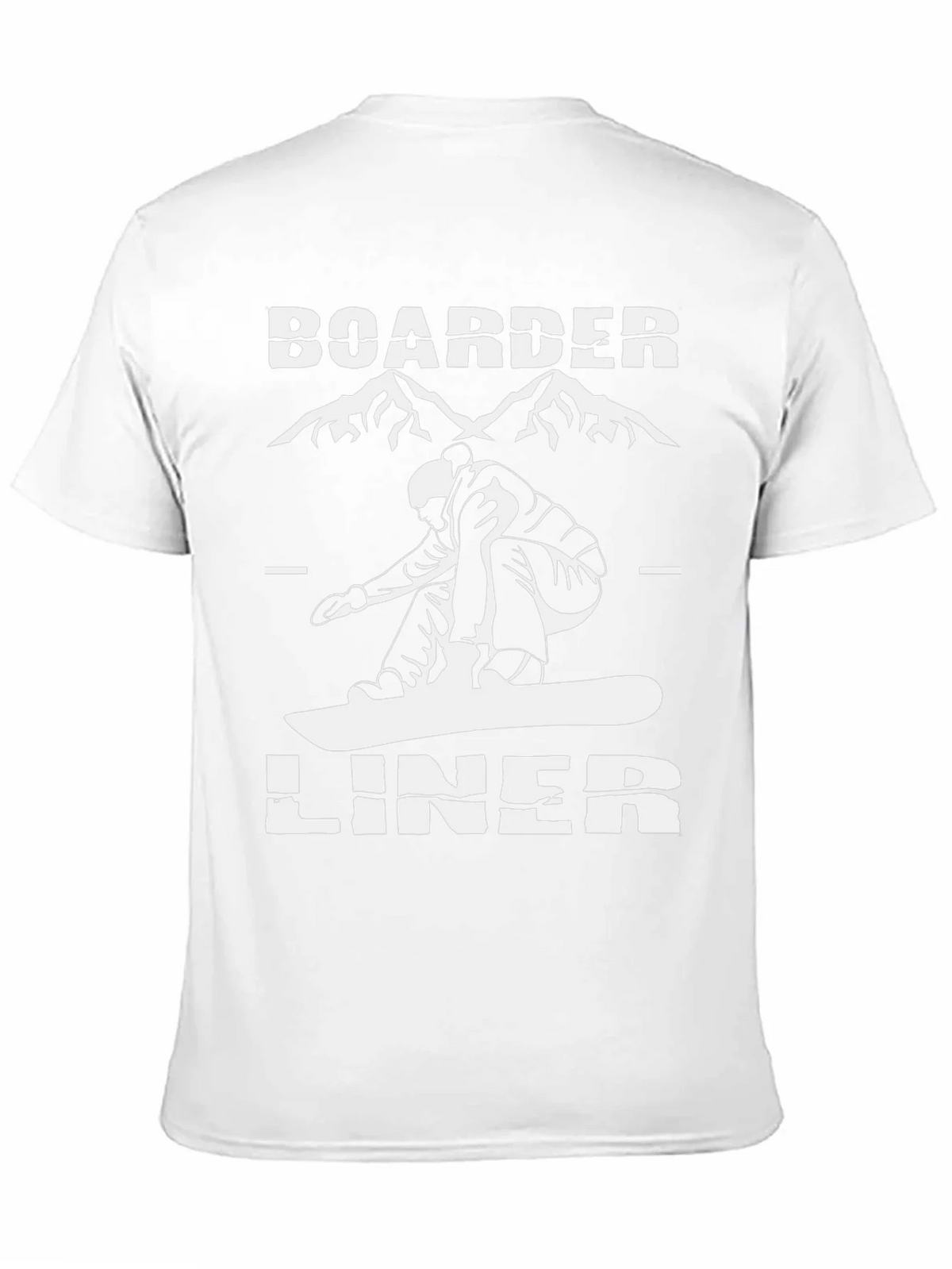 Boarder Liner Graphic Tee - Snowboarder T-Shirt product image 8