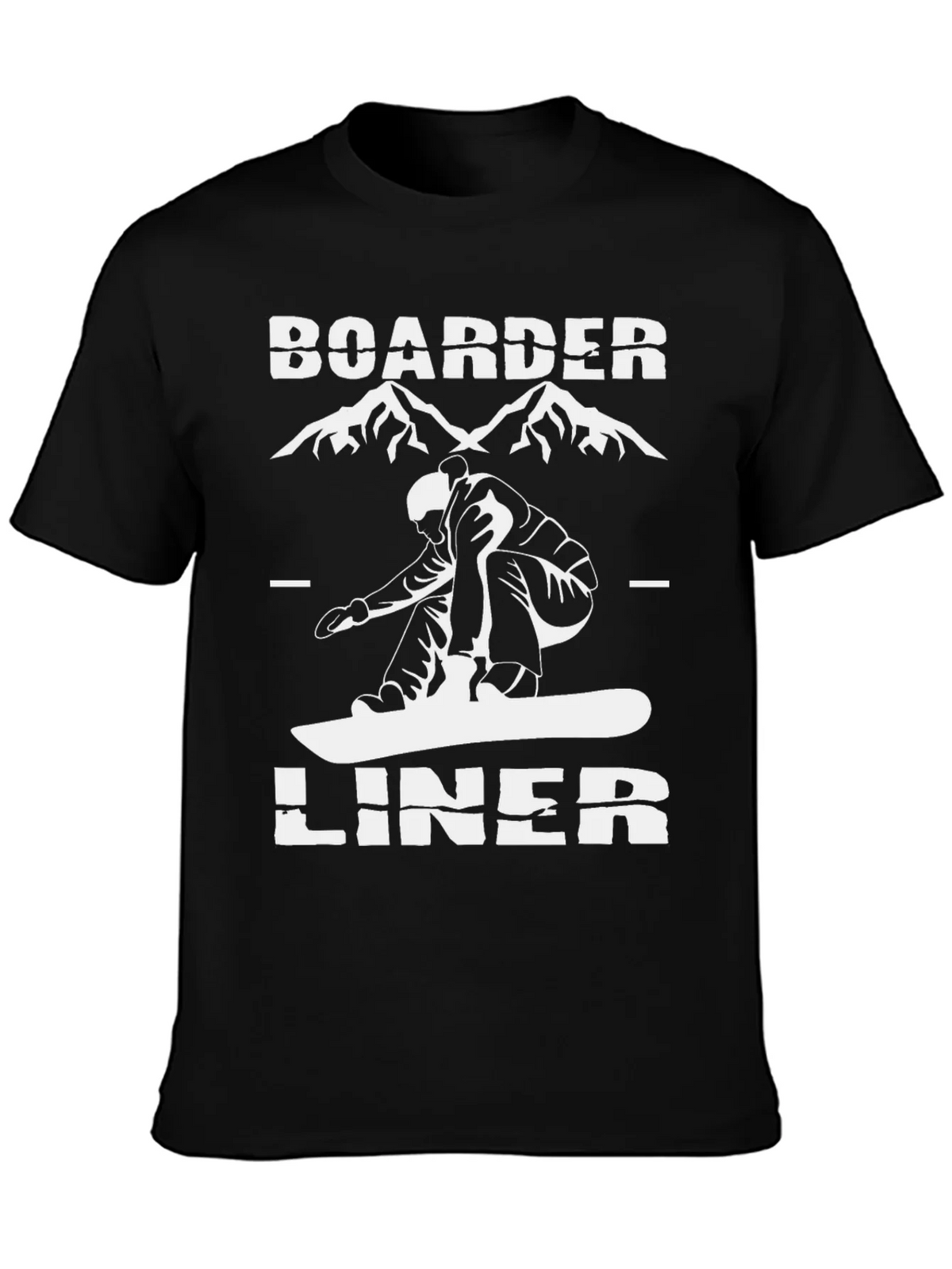 Boarder Liner Graphic Tee - Snowboarder T-Shirt product image 3