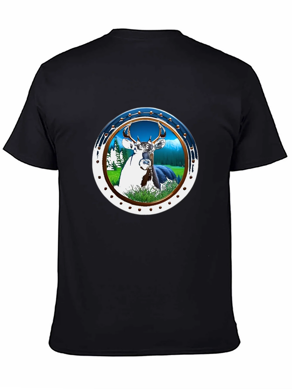 Deer Graphic T-Shirt - Nature Scene Tee product image 4
