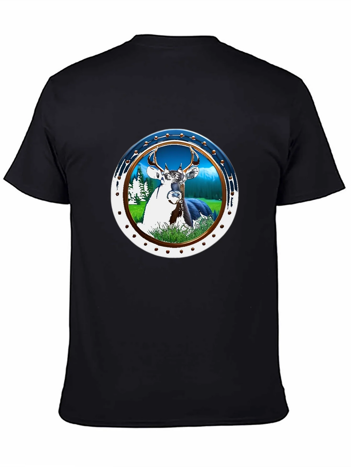 Deer Graphic T-Shirt - Nature Scene Tee product image 4
