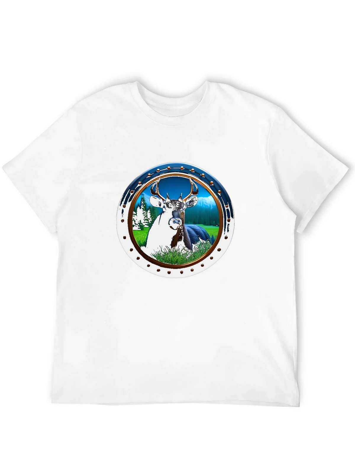 Deer Graphic T-Shirt - Nature Scene Tee product image 11