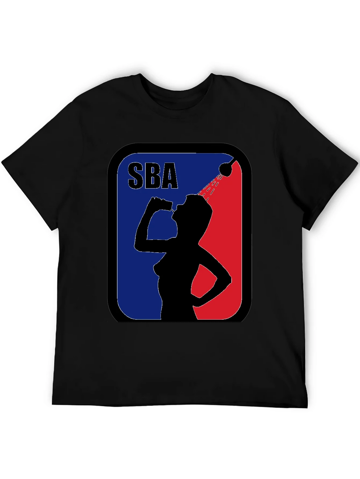SBA Funny Parody Black Graphic T-Shirt product image 4