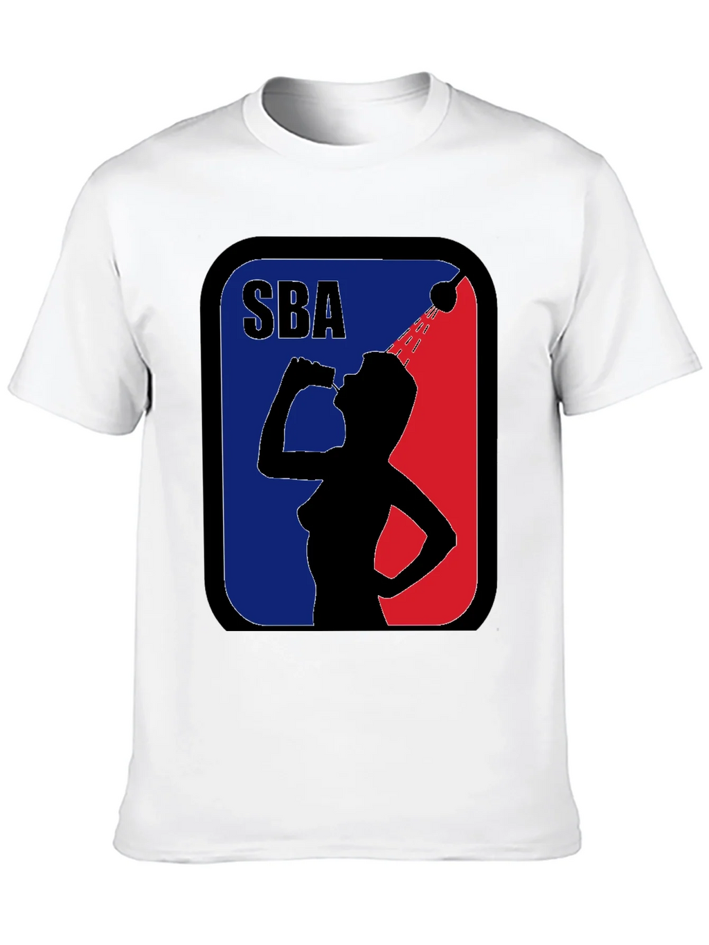SBA Funny Parody Black Graphic T-Shirt product image 8