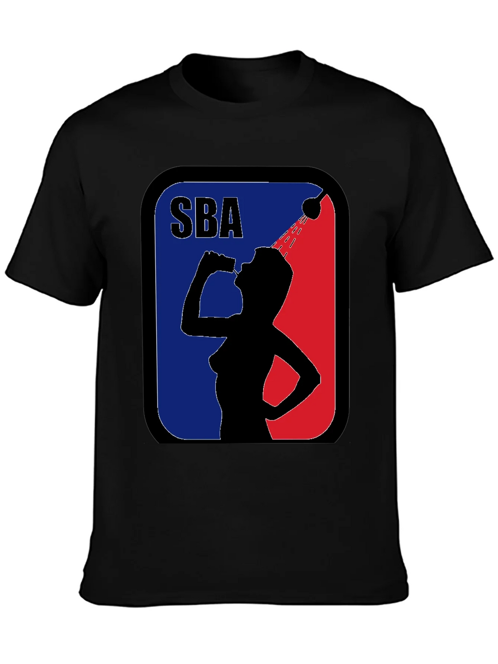 SBA Funny Parody Black Graphic T-Shirt product image 2