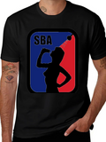 SBA Funny Parody Black Graphic T-Shirt product image 1