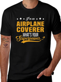 Airplane Coverer Superpower T-Shirt product image 1