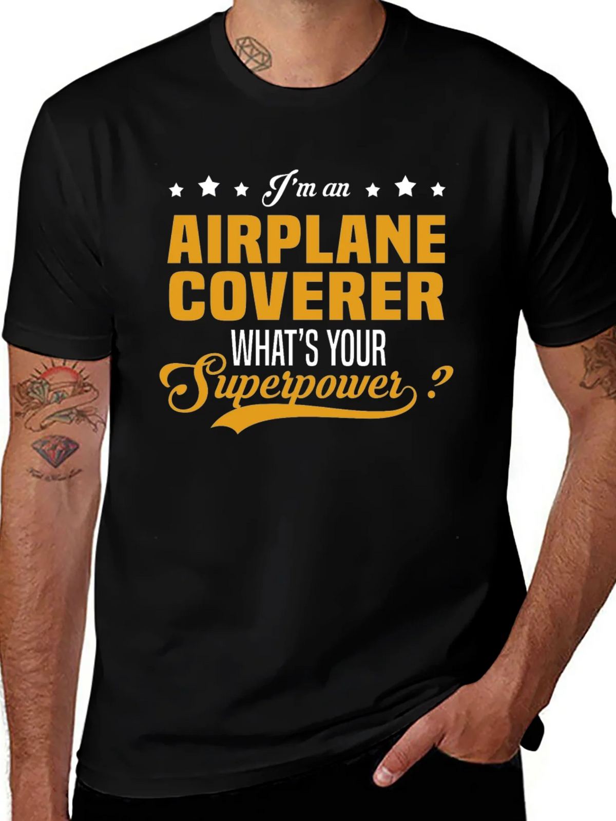 Airplane Coverer Superpower T-Shirt product image 1