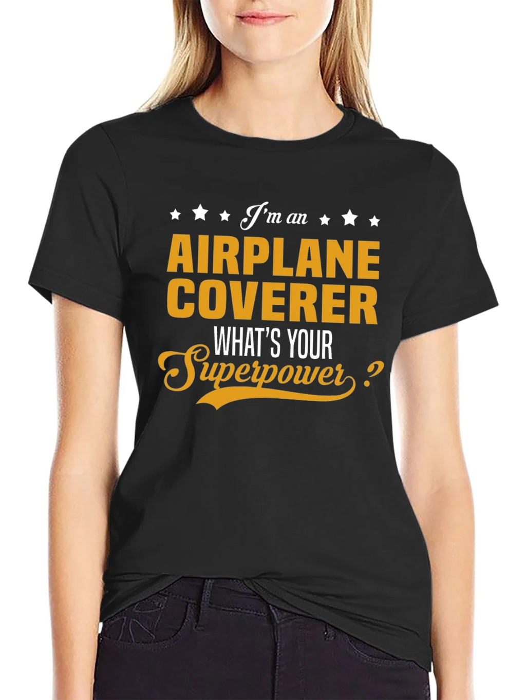 Airplane Coverer Superpower T-Shirt product image 2