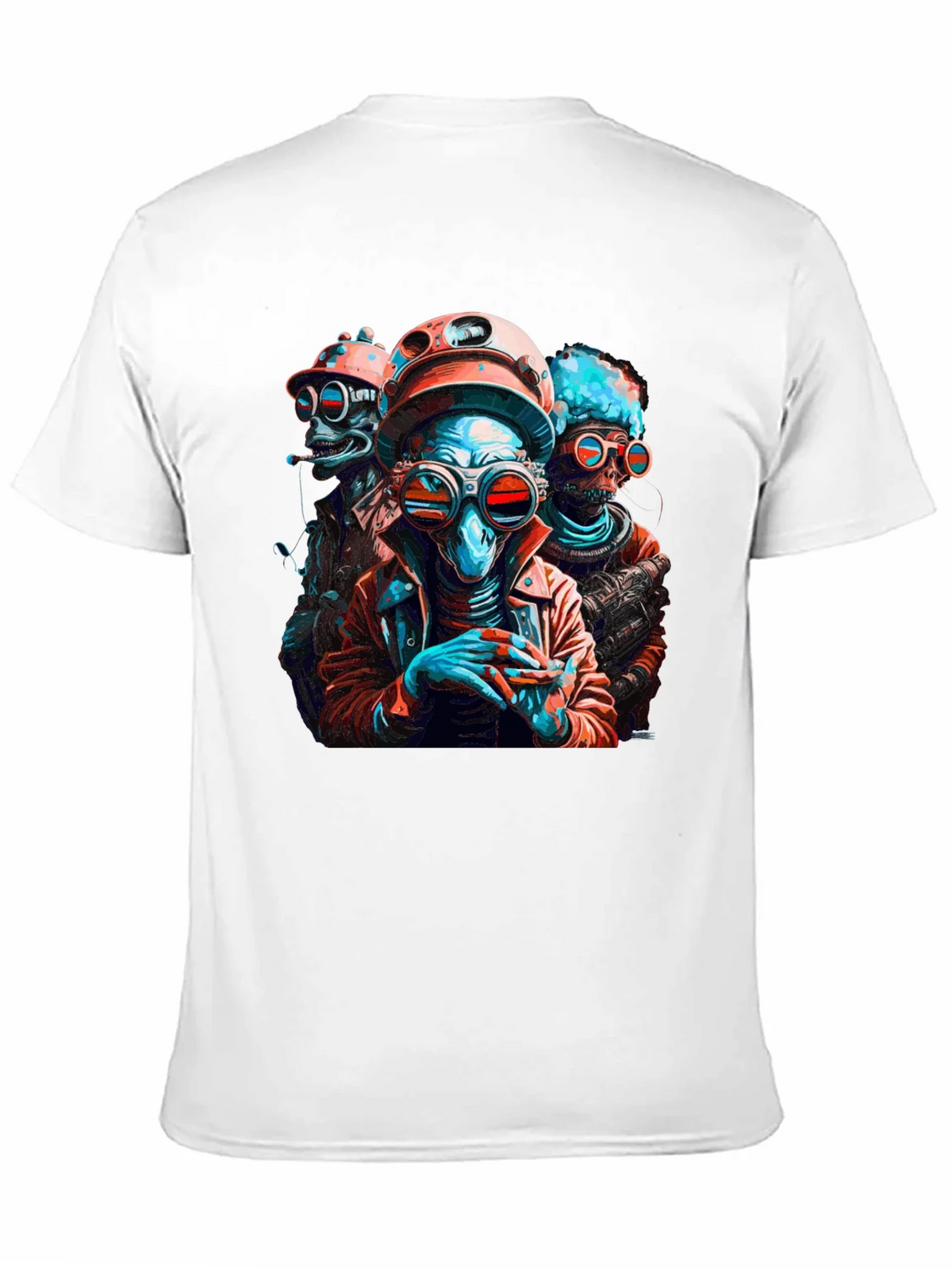 Retro Sci-Fi Alien Crew Graphic T-Shirt product image 9