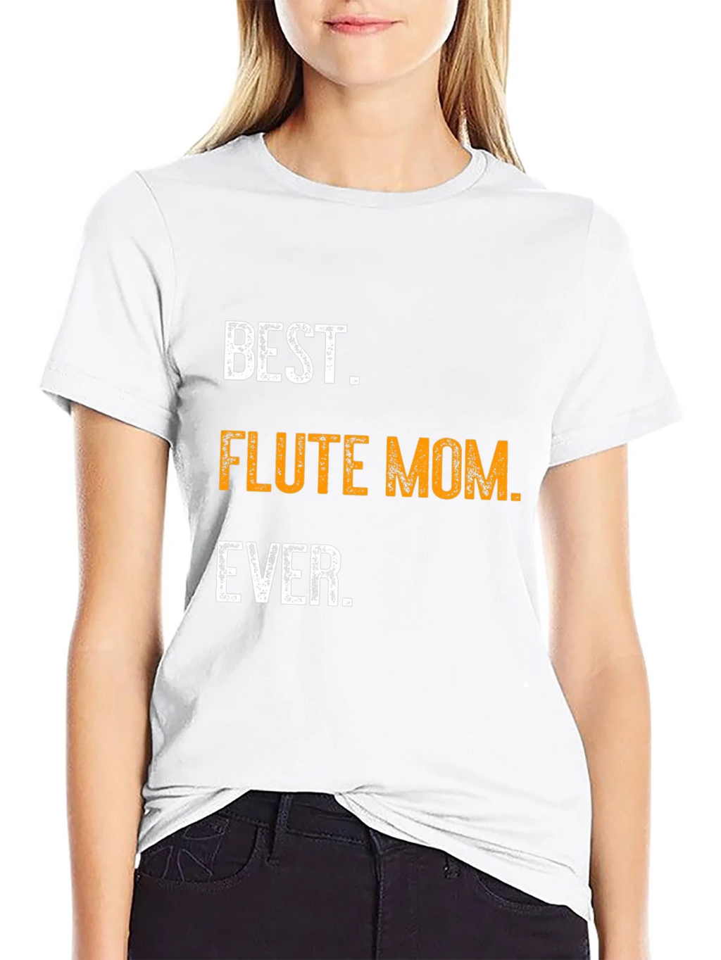 Best Flute Mom Ever Graphic T-Shirt product image 8