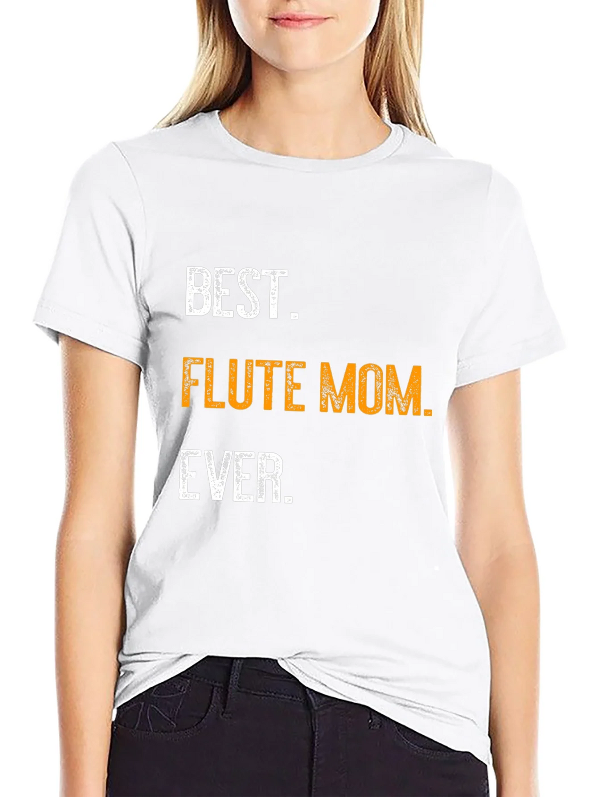 Best Flute Mom Ever Graphic T-Shirt product image 8