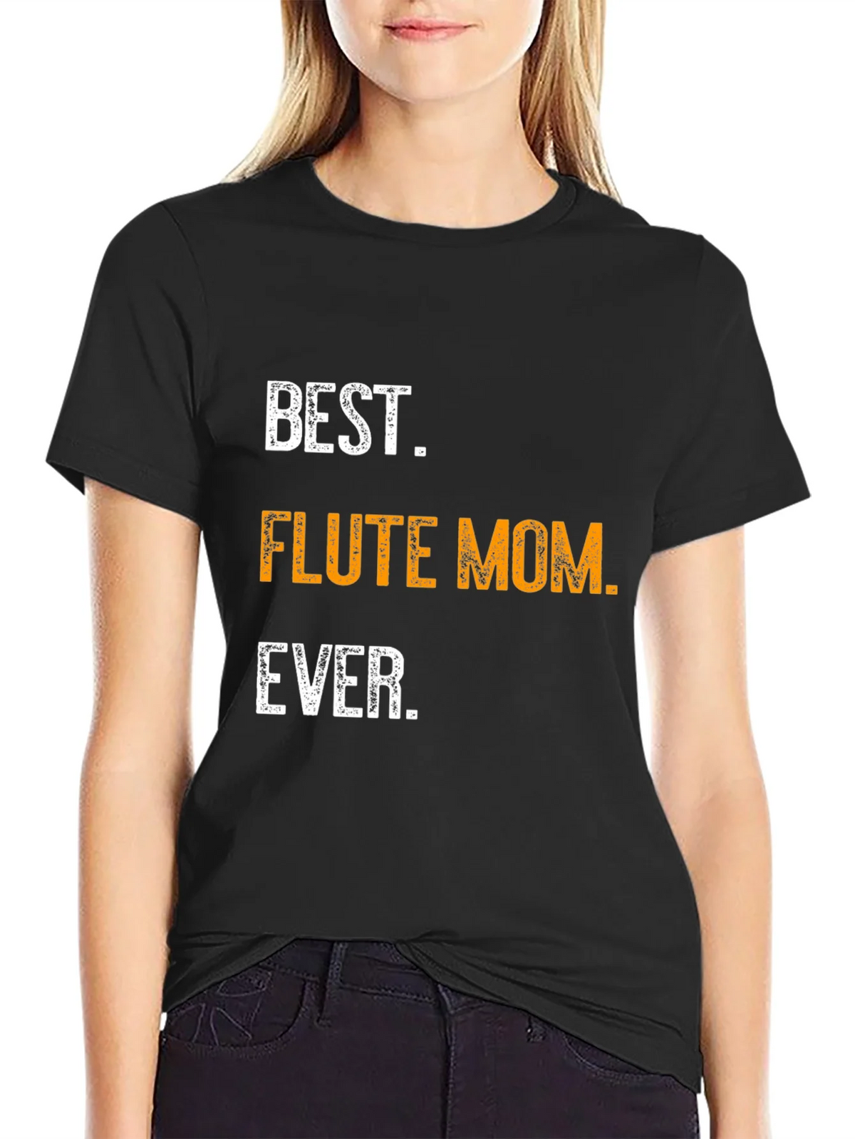 Best Flute Mom Ever Graphic T-Shirt product image 2