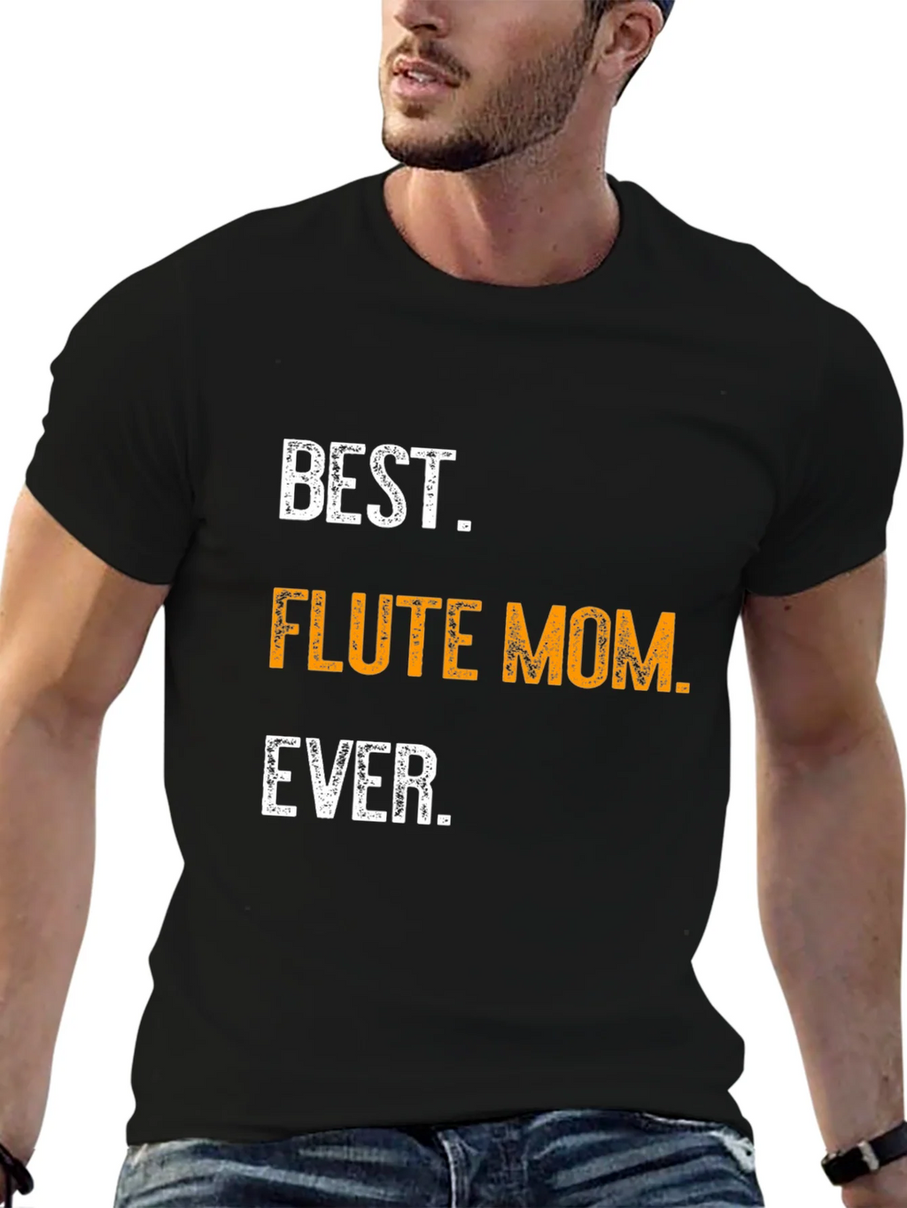 Best Flute Mom Ever Graphic T-Shirt product image 6