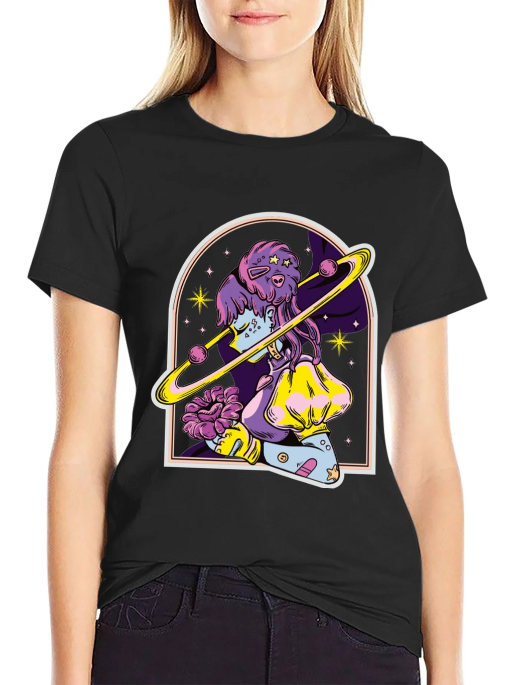 Astral Dream T-Shirt - Cosmic Girl Design product image 2