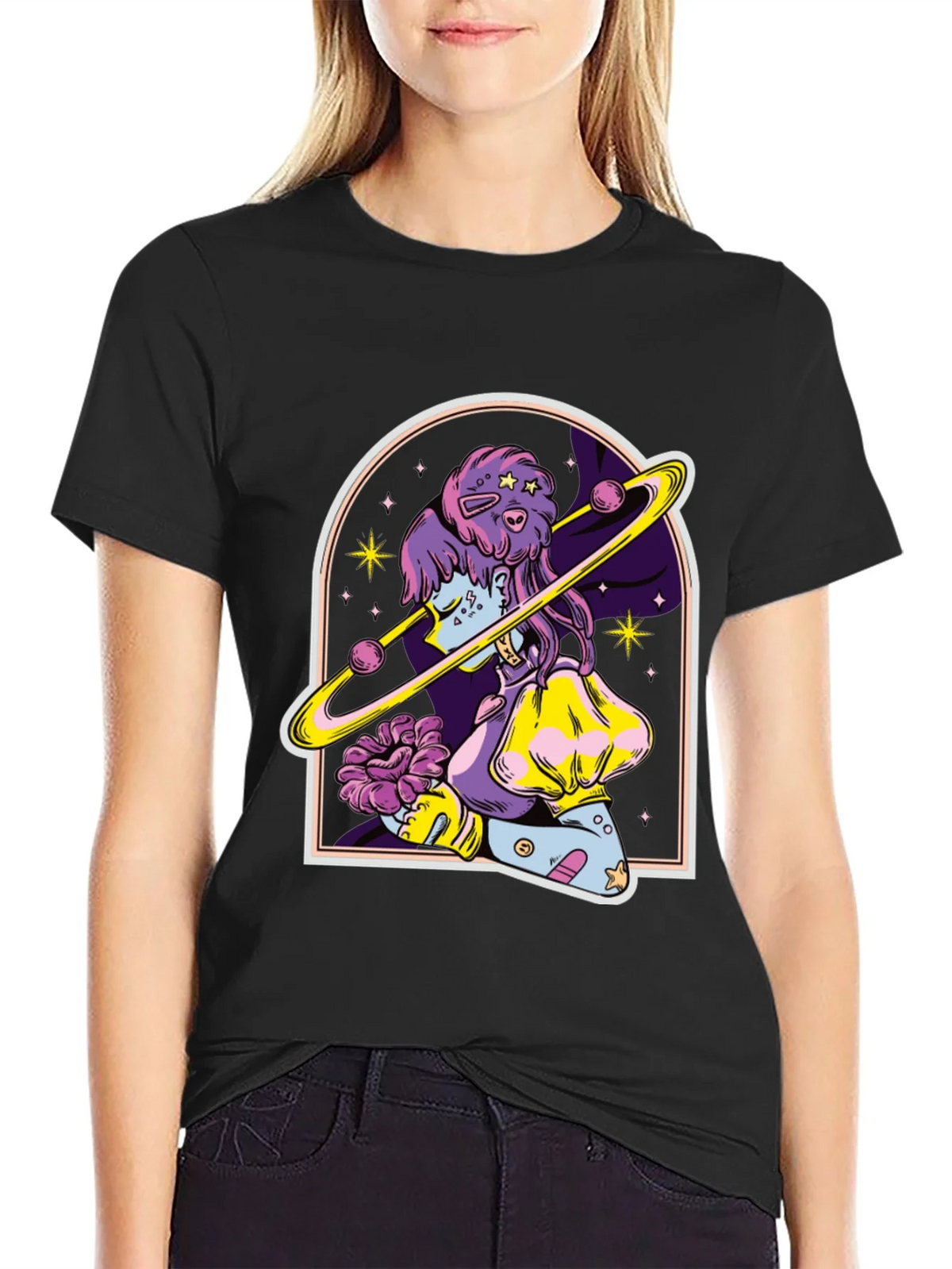 Astral Dream T-Shirt - Cosmic Girl Design product image 2