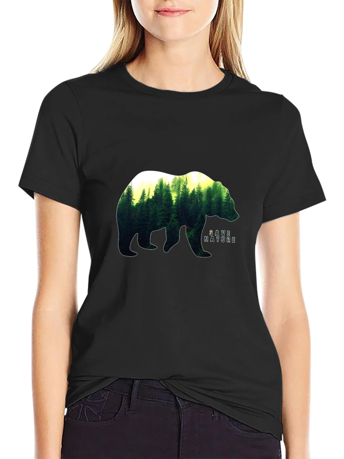 Save Nature Bear T-Shirt product image 2