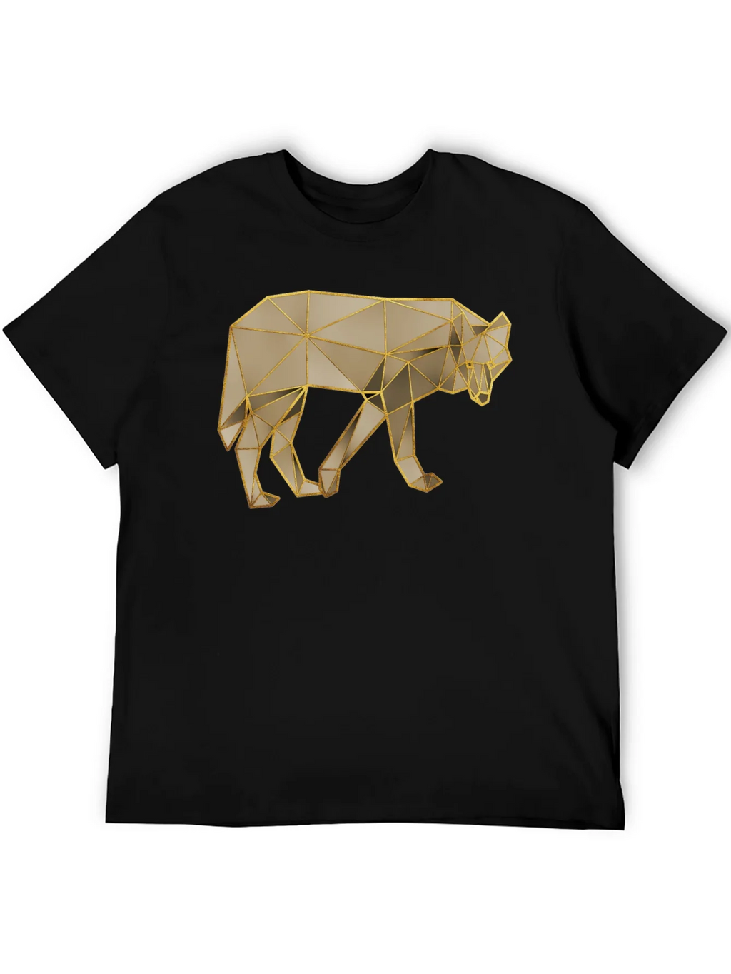Geometric Wolf Graphic Tee - Stylish Minimalist Design product image 5