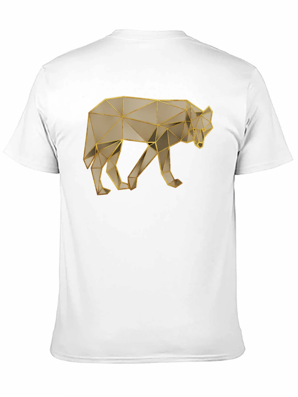 Geometric Wolf Graphic Tee - Stylish Minimalist Design product image 10
