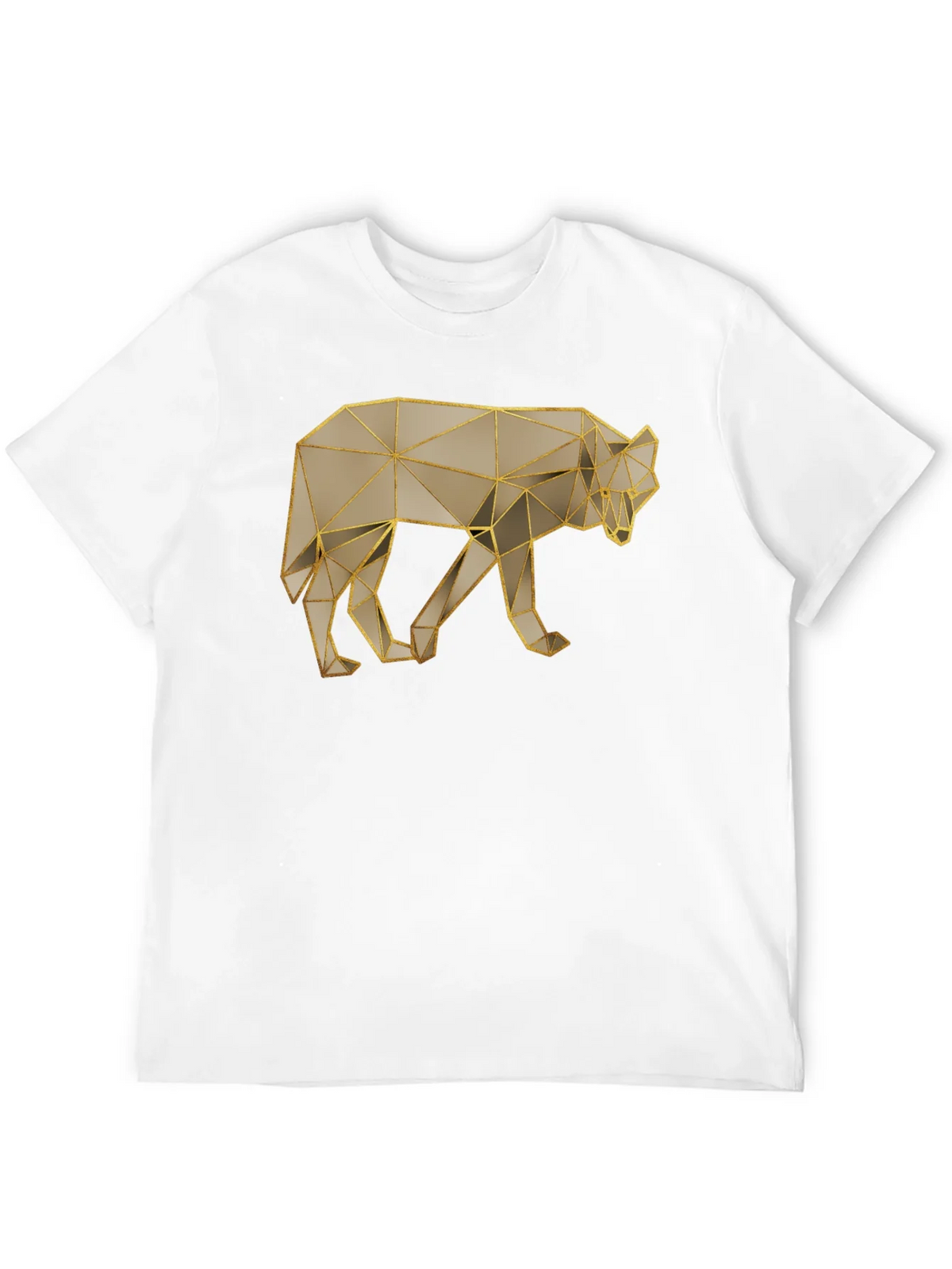 Geometric Wolf Graphic Tee - Stylish Minimalist Design product image 11