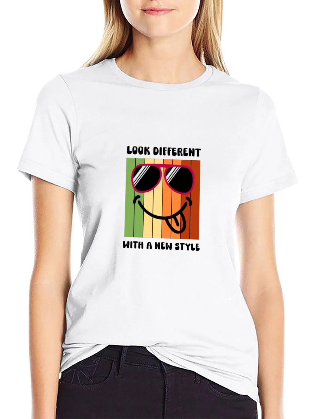 Cool Smiley Face Graphic T-Shirt product image 8