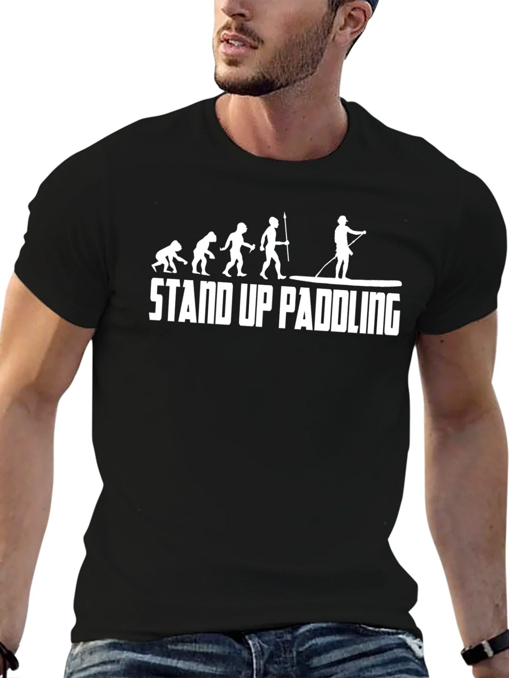 Evolution Stand Up Paddling T-Shirt - Black product image 5