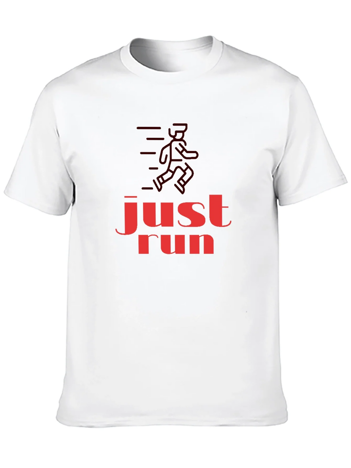 Just Run Graphic T-Shirt - Black product image 9