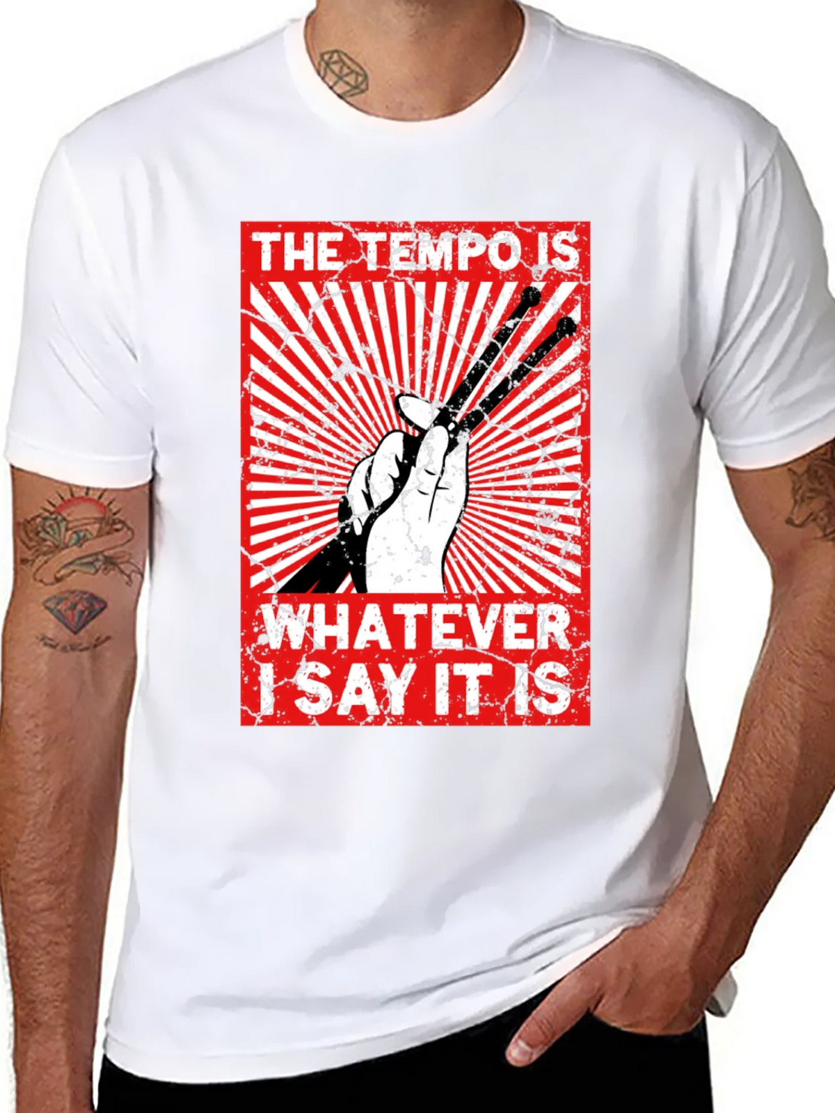 The Tempo Is Whatever I Say It Is - Graphic Tee product image 7