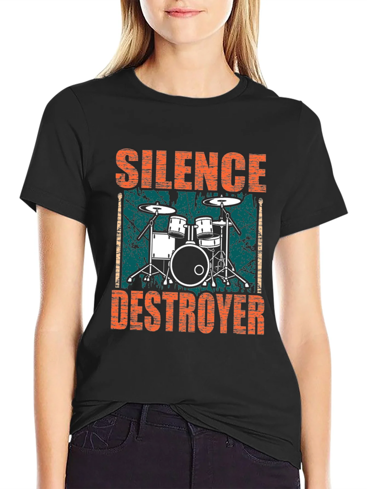 Silence Destroyer Drummer T-Shirt product image 2