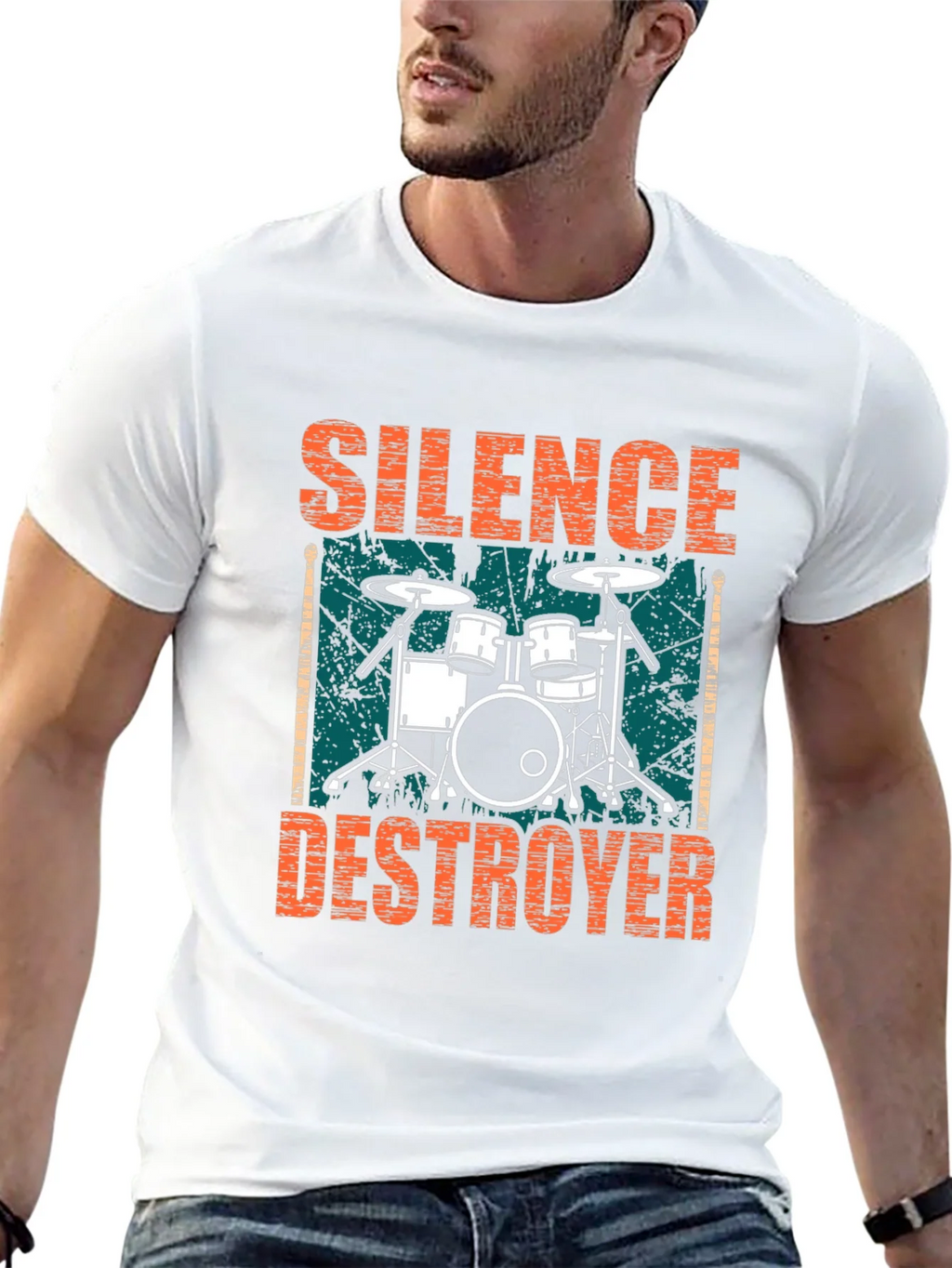 Silence Destroyer Drummer T-Shirt product image 12