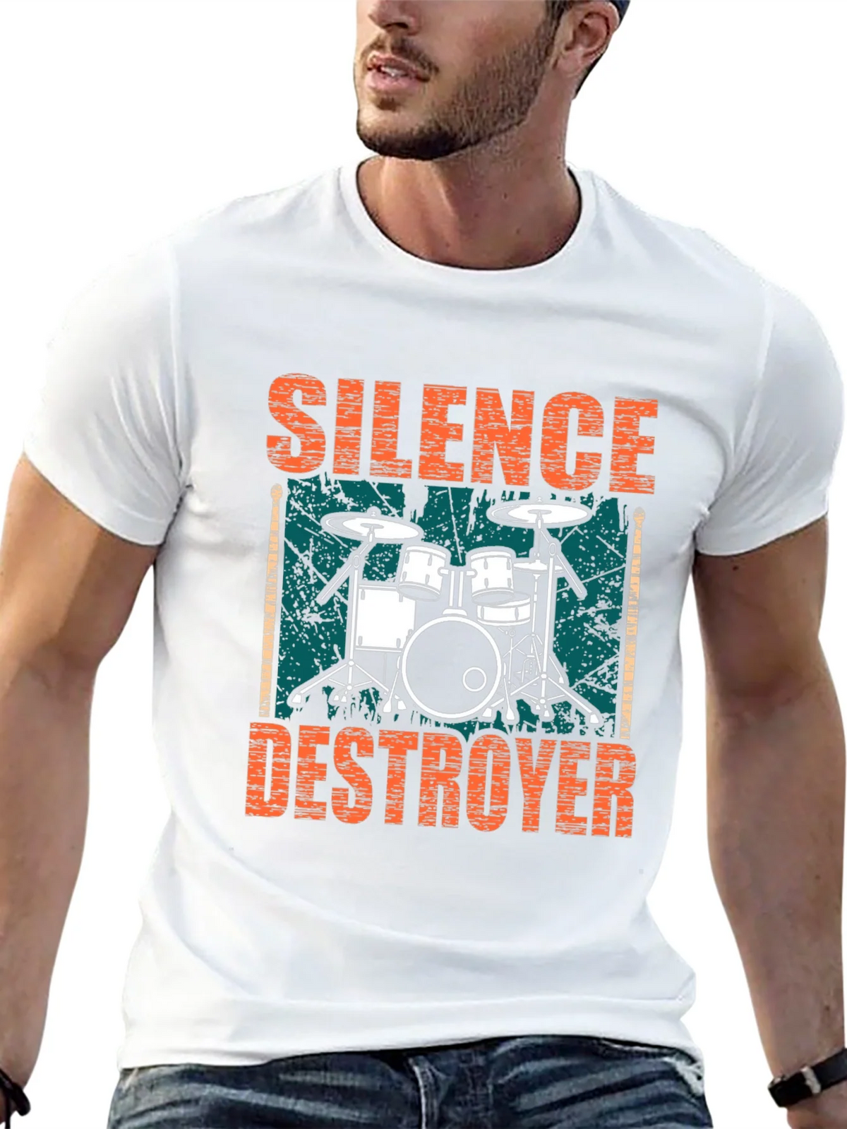 Silence Destroyer Drummer T-Shirt product image 12