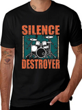 Silence Destroyer Drummer T-Shirt product image 1