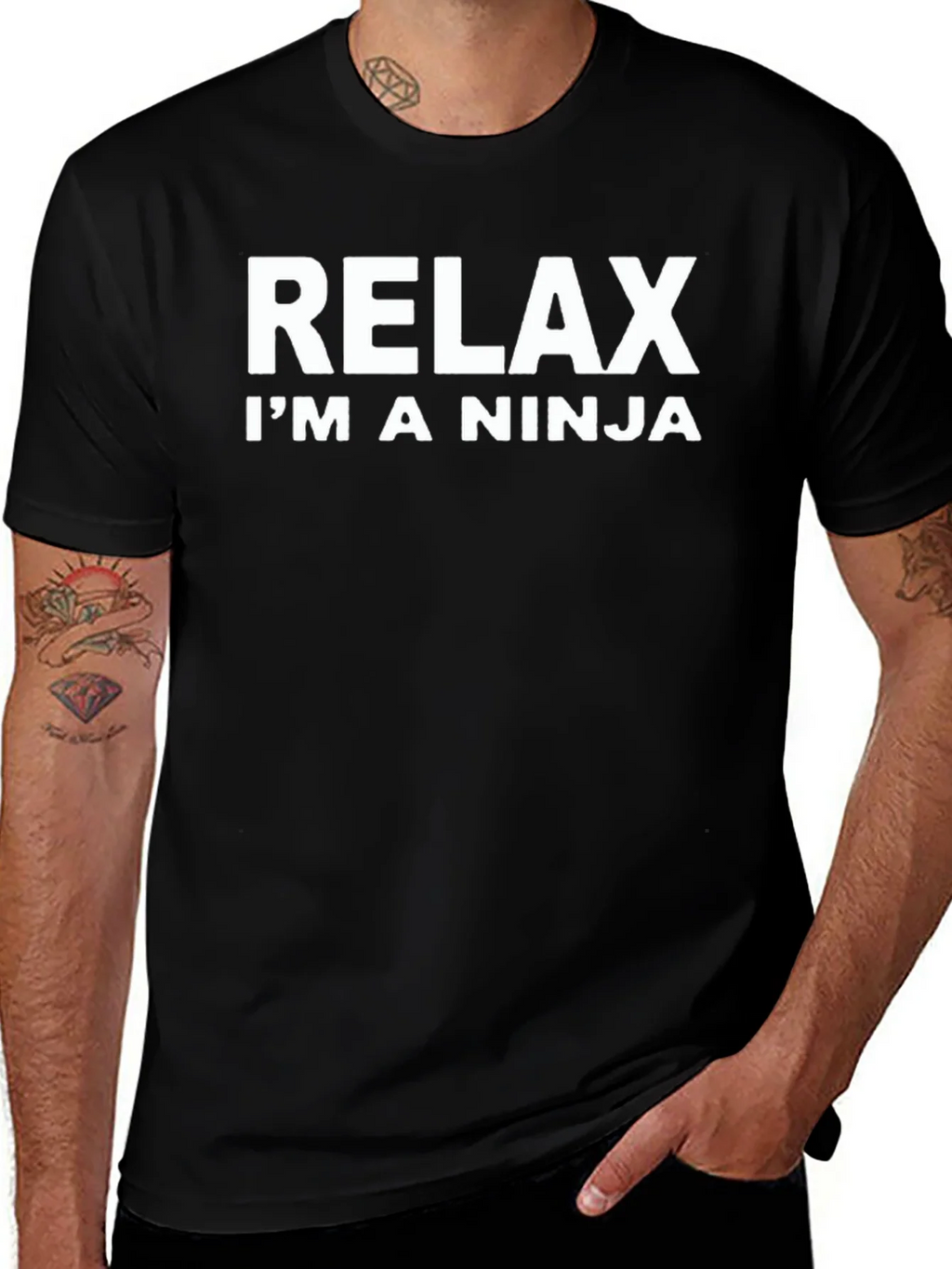 Relax Im A Ninja Graphic T-Shirt product image 1