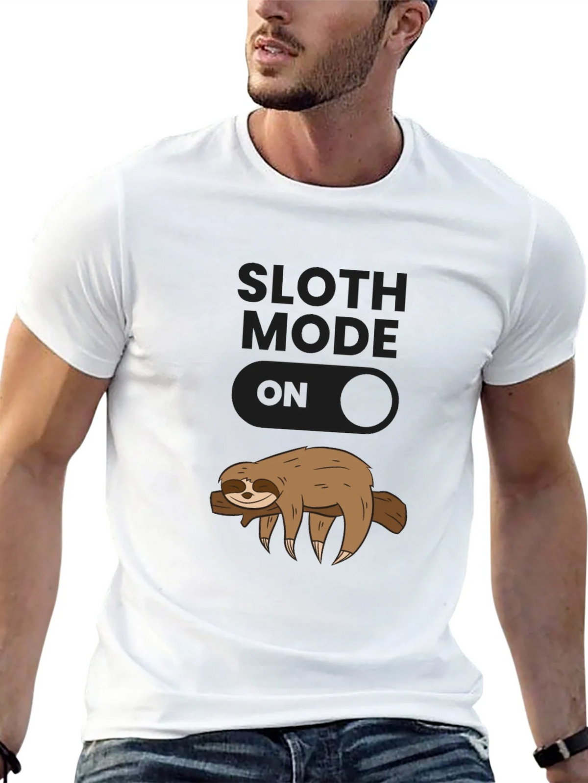 Sloth Mode On Graphic T-Shirt - Relaxed Fit product image 12