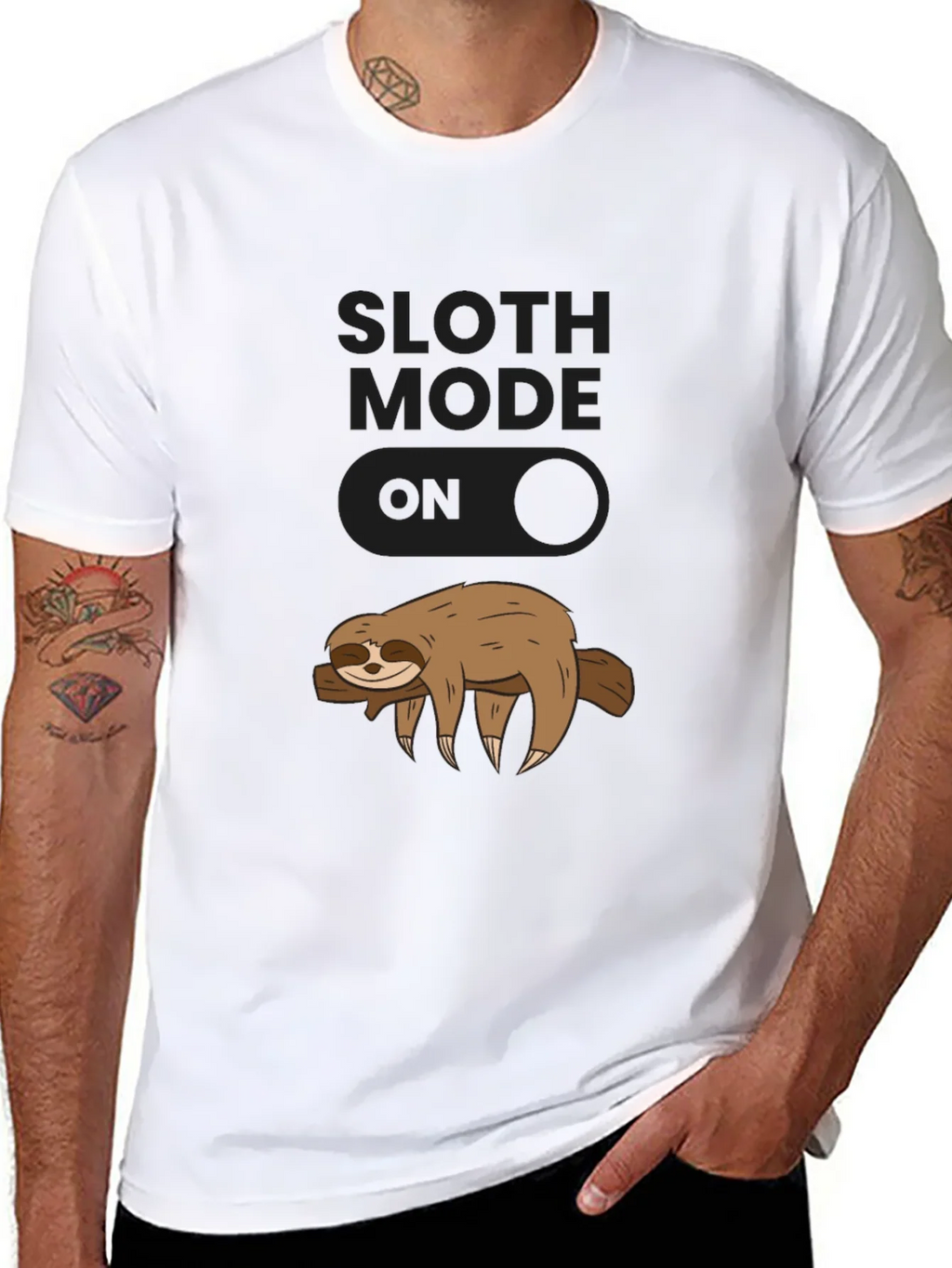 Sloth Mode On Graphic T-Shirt - Relaxed Fit product image 7