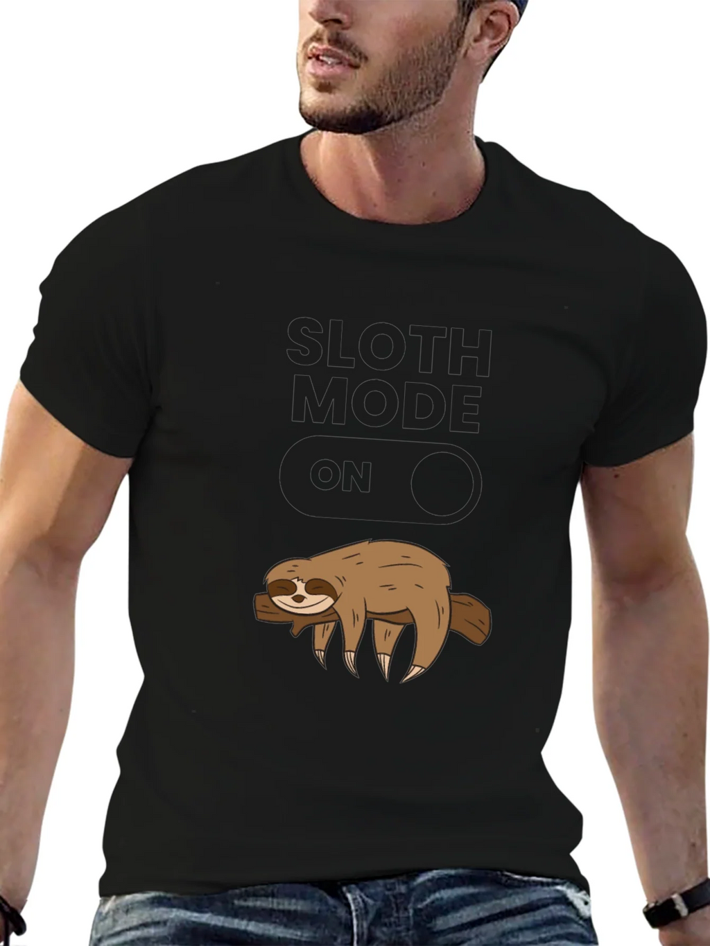 Sloth Mode On Graphic T-Shirt - Relaxed Fit product image 6