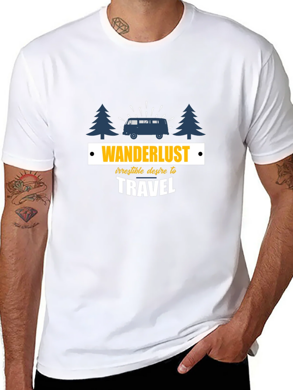 Wanderlust Travel Graphic Tee product image 5